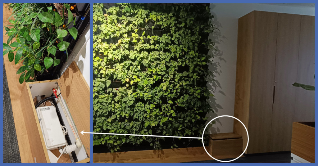 Case Study: Implementation of the Sanishower Pump for Green Walls at a Local Office