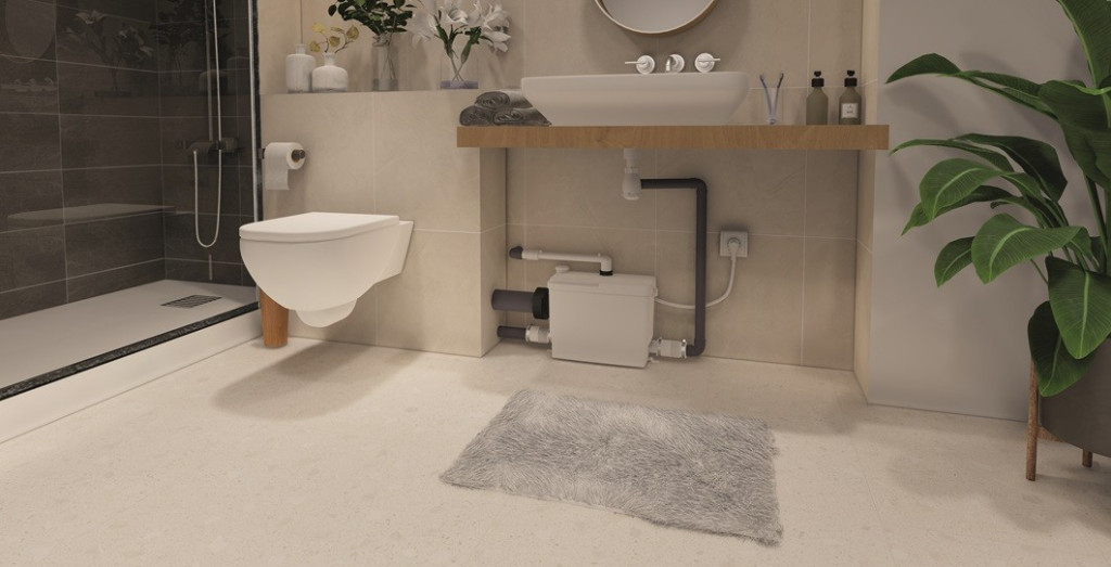 Turn Small Spaces into Functional Bathrooms with the Sanipack Macerator Pump