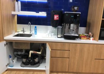 Case Study: Installing Sanicom 2 for Office Pantry Wastewater Management